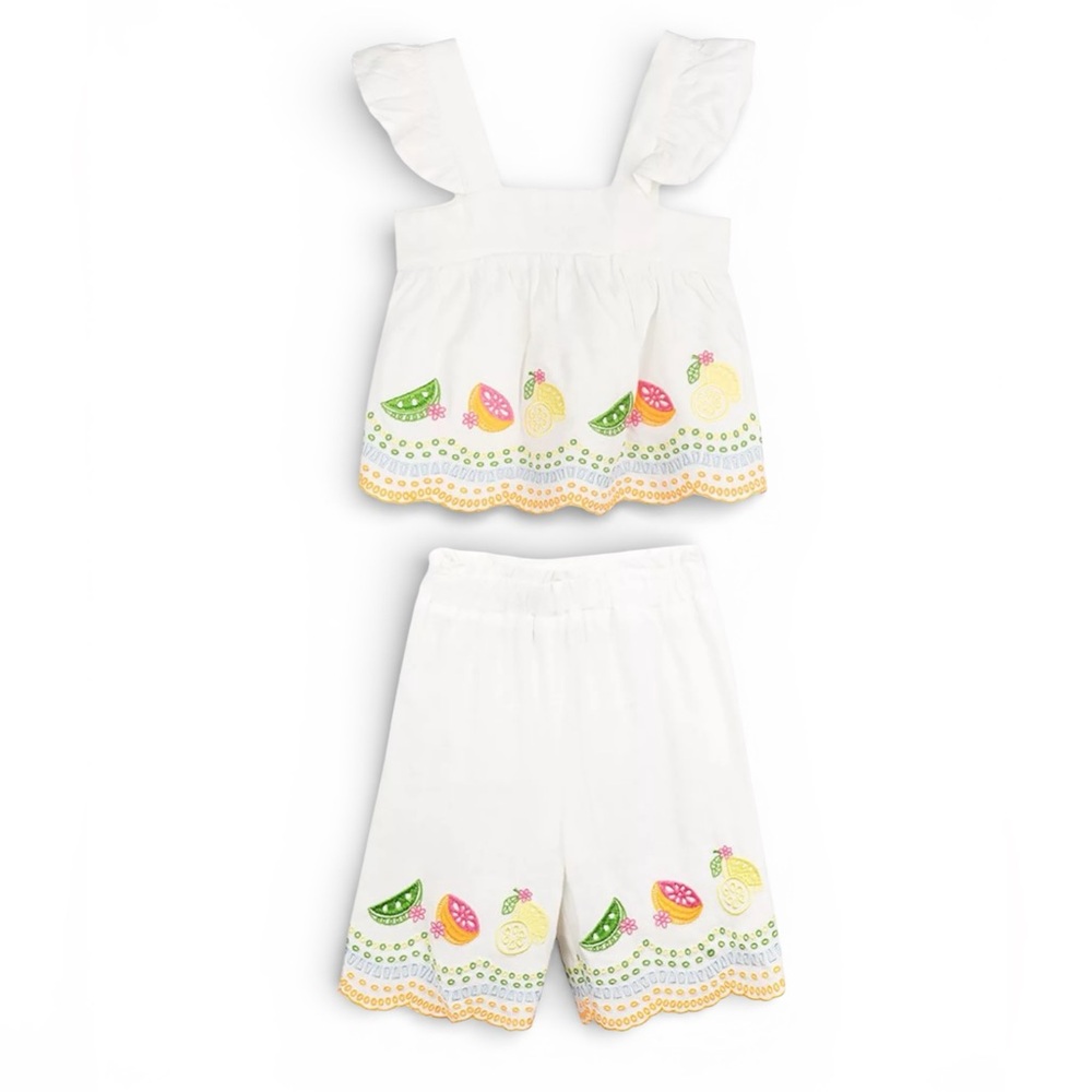 Rare Editions Fruit Two Piece Romper